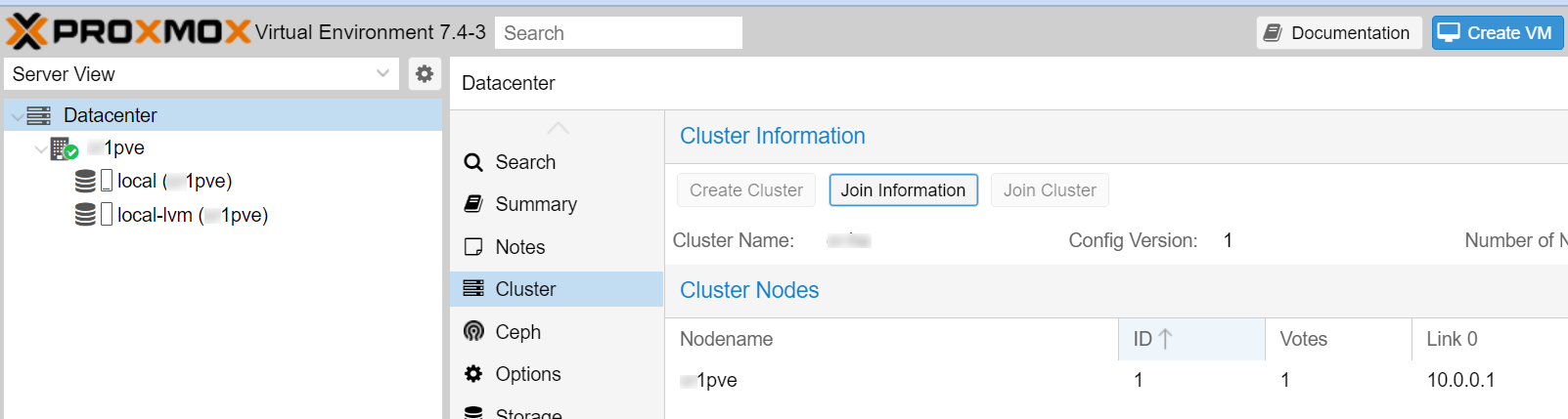 Proxmox HA Cluster 04